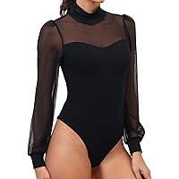 トップス josemoon SHEER BODY SUITS 71v3lUjjFNL._UY350_.jpg